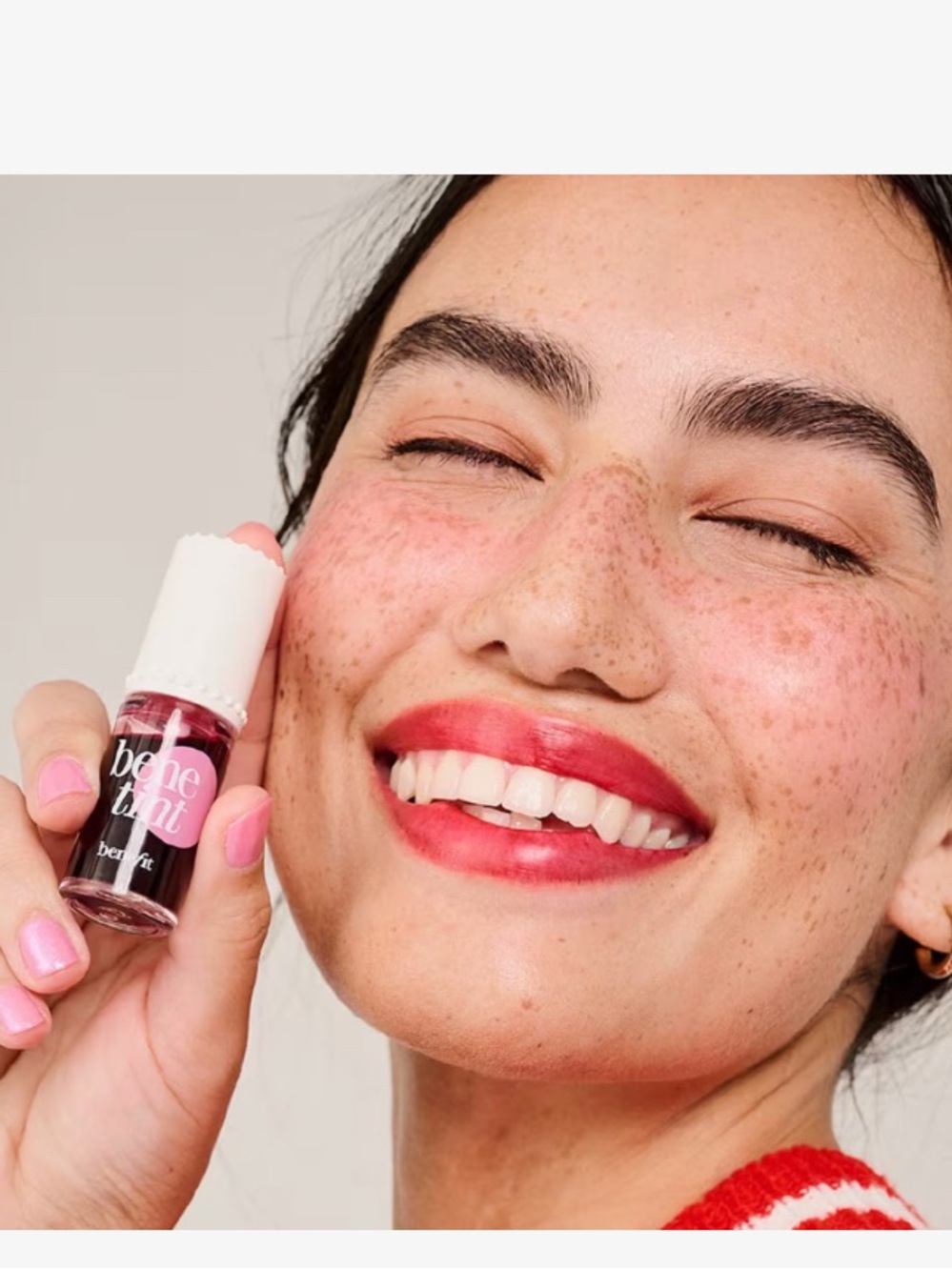 Benefit Benetint Liquid Lip & Cheek Stain Color:
Rose